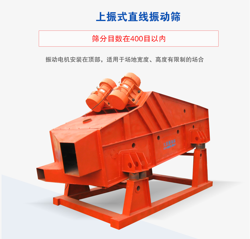 上振式直線振動(dòng)篩介紹